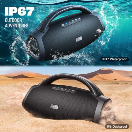Bluetooth Speaker Boombox IPX7 Waterproof Speaker
