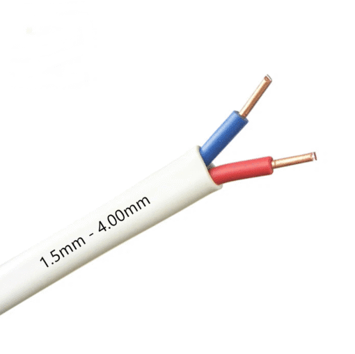 2.5mm Twin Flat 2-Core PVC Insulated Electrical Cable