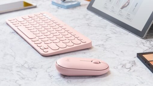 Logitech Pebble Wireless Mouse M350 – Rose