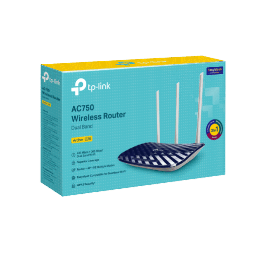 TP-Link Archer C20 AC750 Wireless Dual Band Router