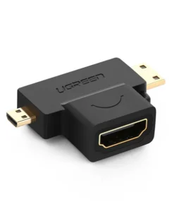 UGREEN Micro HDMI Male + Mini HDMI Male to HDMI Female Adapter – HD129