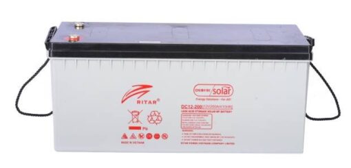 200Ah - 12v Ritar GEL Power Maintenance Free Battery