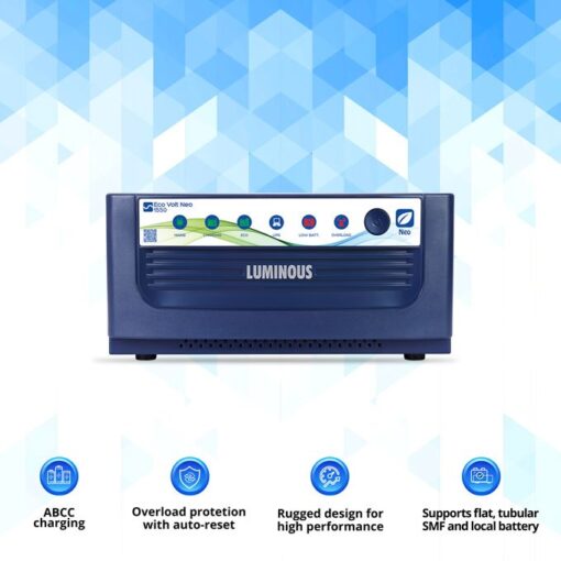 Luminous Eco Volt Neo 1400va 12v Backup UPS Inverter