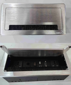 Multifunction Flip-Up pop-up silver Socket for conferencing room